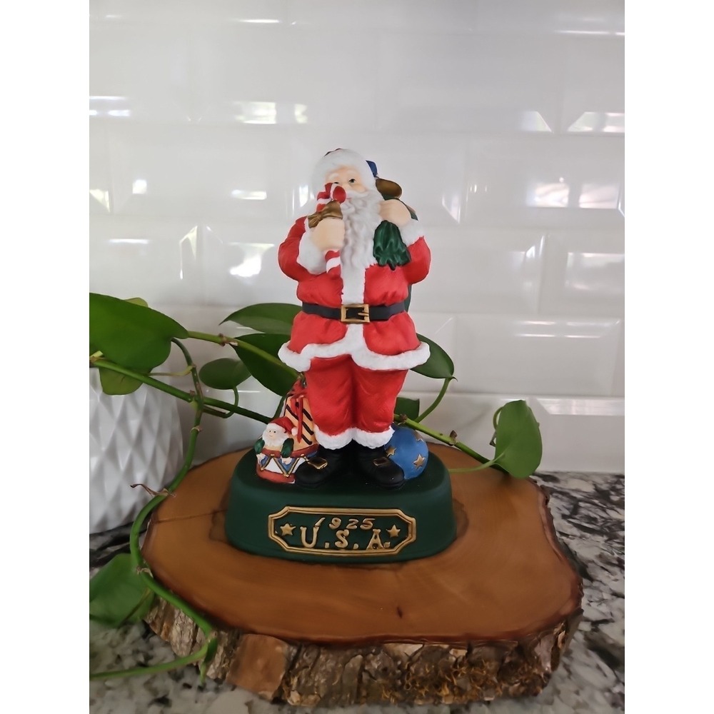 Grandeur Noel Hand-Painted Porcelain Santa Of The World 1925 USA With Box 🇺🇸
